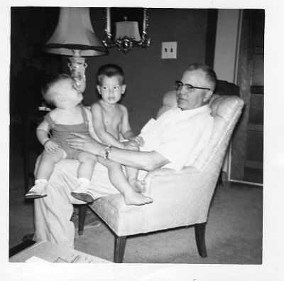 My dad with my two sons Joe and Jim taken When Dad was in his 60's.