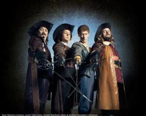 The Barters Three Musketeers (l to r) Campos, Lewis, Veale and Livingston
